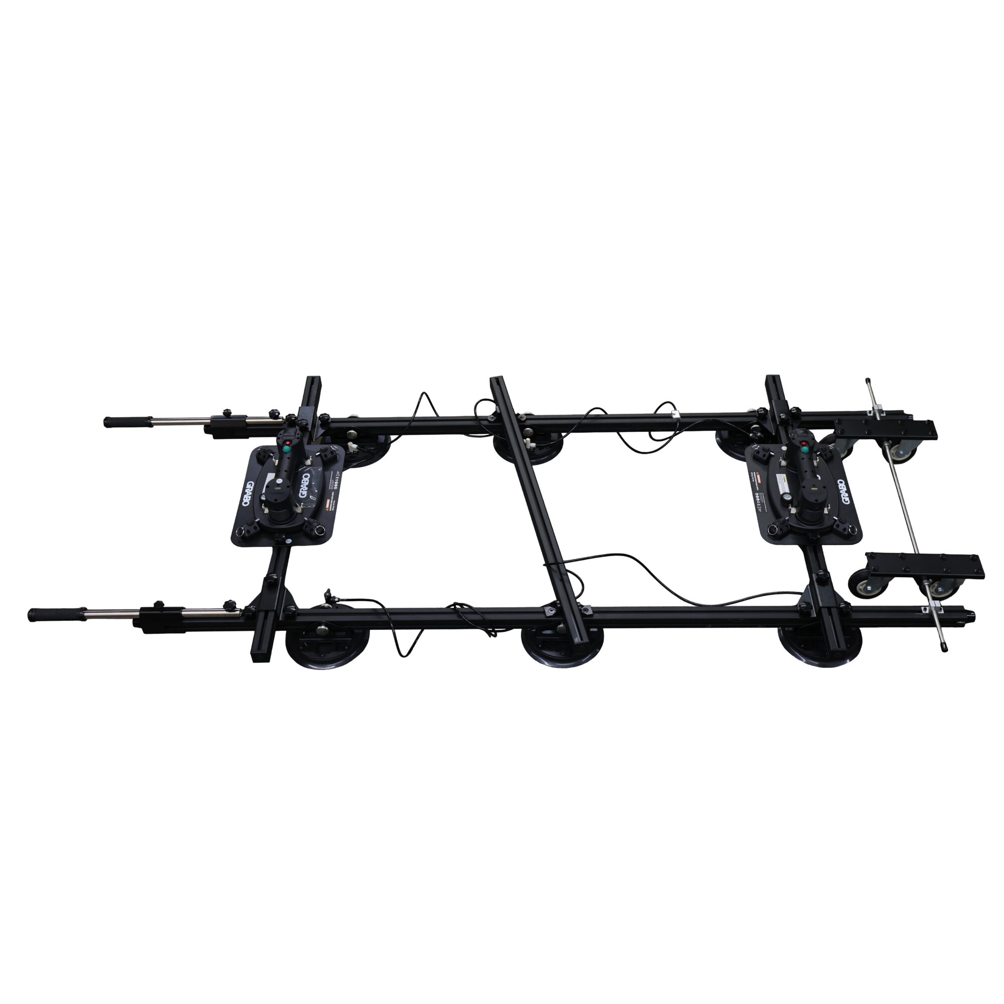GRABO Panel Pro Kit With Two V2 Suction Gripsters, Six Rubber Suction Cups, 440 Pound Holding Capacity, GV2-GPP-V1